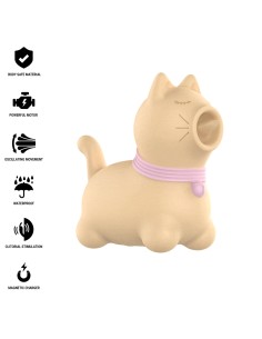 INTENSE ESTIMULADOR PUPPY LENGUA ROTADORA 360Aº PARA CLATORIS AMARILLO